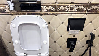 Morning Pee Collection! Close-up Pussy with Dirty Pads! Female POV!