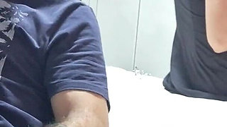 Risky Jerk-off Session Involving My Stepsister-will She Notice?