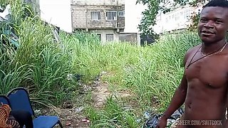 Two Friends Fuck My Juicy Pussy Outside - Amateur BBC & Big Natural Tits