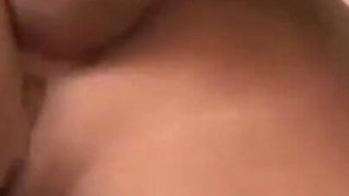 Flexible Blonde Babe Sucks Her Own Massive Cock in Garage