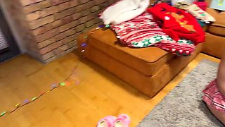 Jessie Ames and Layla Scarlett in Steamy Threesome: Two Guys Get Drenched by Big-But