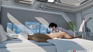 Cryolab Awakening: Sayuri Gets Wet Reverse Cowgirl, Deep Blowjob & Hard Assfuck with Huge Cumshots