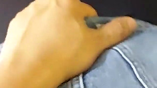 I Couldn't Resist Fucking Her When I Saw Her in Her Denim Miniskirt