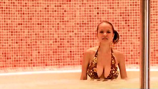 Teen Paris Milan Teasing in the Bath