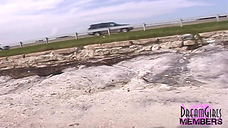 Freaky Spinner Spreads Her Pussy in My Back Seat