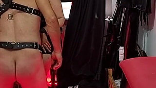 Dominant MILF Fists Submissive Stud's Gaping Asshole Deep