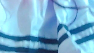 I Lifted My Pleated Skirt to Rub Myself Against Him and Squeeze All the Milk Out of Him