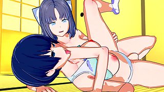 Senran kagura 3d, teen titans go animated, hentai anime futa