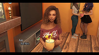 Elmwood University - Kissing the Hot Black Girl at the College Party