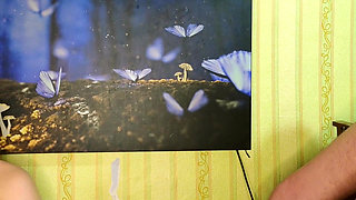 Hot Blowjob by the Fireplace