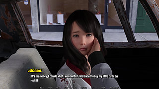 Grandma's house: Shizuka and I went out shopping