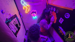 Bailey Boston & Kennedy Starling Share Bwc at Gloryhole
