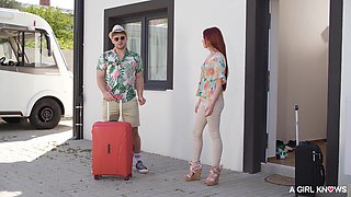 Black Angel Sizzles in Wild Family Vacation Scene