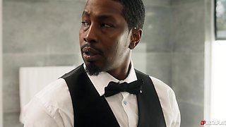 Lilly Bell's Wild Interracial Passion Explodes in Bathroom Heat