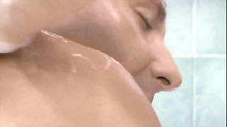 This Slut Washes the Man's Cock Well Before Taking It in the Ass