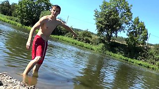 Handsome Athletic Czech Boy With Big Dick