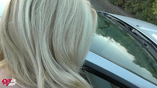 Real Public Assfuck... Horny Blonde Fucked!!