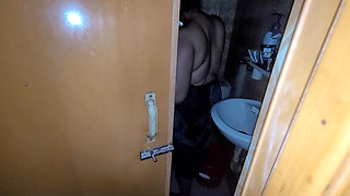 My Stepsister Was Taking a Shower with the Door Open and I Was Peeking in