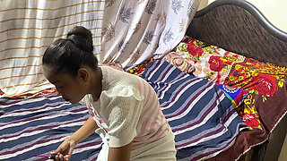 Indian 18 Year Old Teen Hot Sex with Her Step Dad