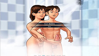 Summertime Saga - Horny Stepmom having sex with stepson