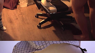 Sh Girl with Glasses Likes to Watch Her Friends Have Sex