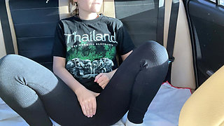 Squirt in the Backseat of Someone Else's Car!