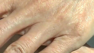 Slave Marking with Pen, Beautiful Red Fingernails, Lady Victoria Valente