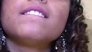 A Seductive Latina Warms up with a Vibrator While Her BF Comes to Screw Her.