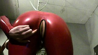 Latex Catsuit Assworship