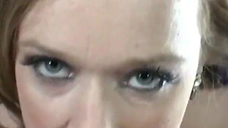 Hot big tit stepmom tired of stepson jerking off on her
