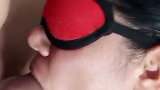 Amateur Facial with Fetish Cumshot Retractor
