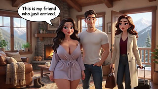 Kevin finds passion with his stepmother during a long winter absence (AI generated)