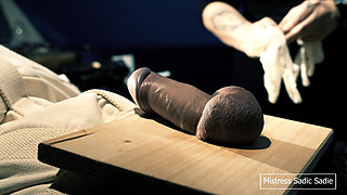 First Time Ball Nailing and Needles Through Gland