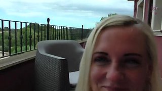 German MILF Costas Antonis Gets Naked and Squirts After Blowjob & Doggystyle Fuck