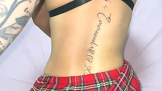 Sexy Spanish fucked hard in the bedroom until she gives her milk