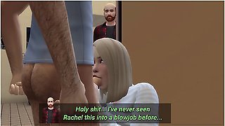 Innocent Wife Fucks Strangers In The Cinema - Part 1 - Ddsims - Car Toon