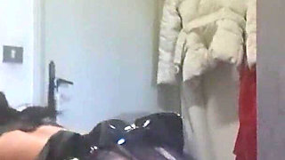 MILF in Latex and Fishnet Pantyhose, Licked, Fucked and Cumshot on Face