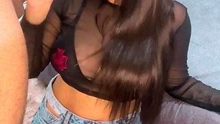 Cute Brunette Sucked Everything Really Tasty!