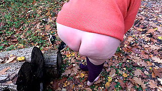 Walking Naked Through the Woods After Her Vagina Slapping
