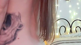Petite small tit babe with perfect pussy masturbates