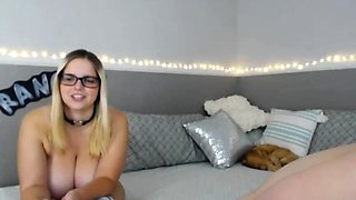 Blonde MILF with Big Boobs Playing Cam Free Porn