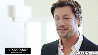 Sophisticated Jean Val Jean and Marley Brinx at brunette trailer