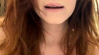Emo teen Becka solo webcam masturbation