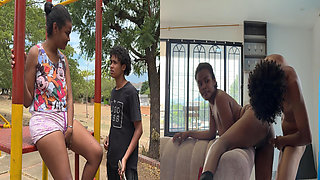 I fuck my neighbor's daughter with the excuse that her father owes me money.