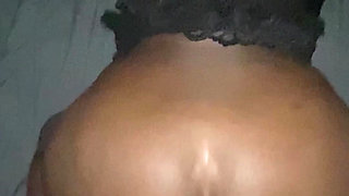 Stretching My Tight Ebony Ass Hole