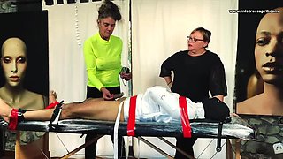 Mistress April Ties Him Down Tight - BDSM Bondage