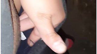 My Neighbor And I Masturbate In The Toilet At Night Until Orgasm - Ikasmoks