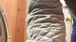 Hana Wear Clothes Then Go to Toilet Piss Water Her Pussy so Dirty