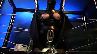 Amateur fetish BDSM action with redhead