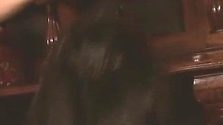 Dressed Babes Scene-4_busty Brunette Maids Having Sex Together with Their Bosses